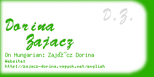 dorina zajacz business card